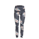 Boochen High-Waist Leggings in Dark Sakura Print