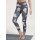 Boochen High-Waist Leggings in Dark Sakura Print