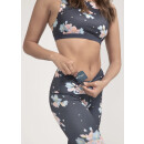 Boochen High-Waist Leggings in Dark Sakura Print XL