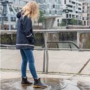 BMS Atmungsaktive Regenjacke marine 74