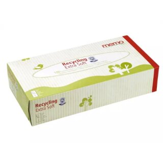 Memo Recycling Kosmetiktücher Extra Soft 2-Lagig100St.