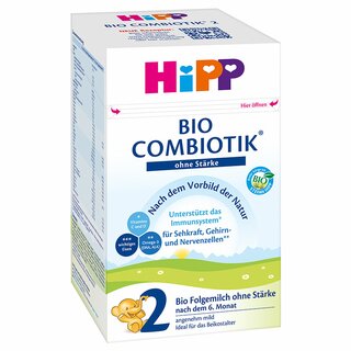 HiPP Organic Follow-on Formula 2 Combiotik® WITHOUT STARCH 600g (21.16oz)