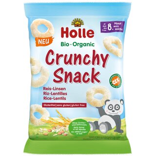 Holle Organic Crunchy Snack Rice Lentils 25g
