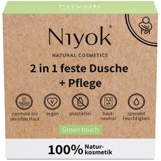 Niyok Feste Dusche & Pflege Green Touch 80g