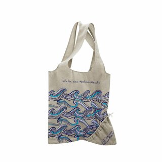 Living Crafts Foldable Bag Waves Natural 1Pc.