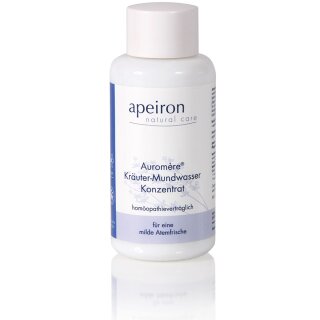 Apeiron Auromère® Herbal Mouthwash Concentrate - Menthol Free 100ml