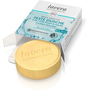 Lavera Basis Sensitive Solid Shower 2in1 Hydro Feeling 50g