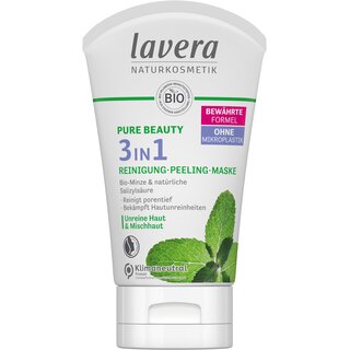Lavera Pure Beauty 3in1 Reinigung - Peeling - Maske 125ml
