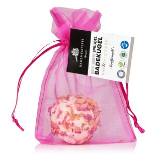 Bademeisterei Bubble Bath Ball Rose & Bergamot 50g