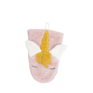 Kikadu Washcloth Unicorn Rose
