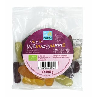 Pural Veggie Winegums without Gelatine 100g