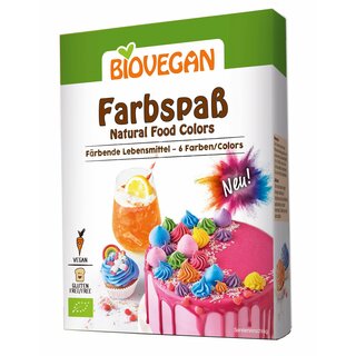 Biovegan Natural Food Coloring 6x8g