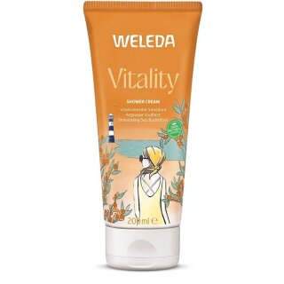Weleda Vitality Shower Cream Sea Buckthorn 200ml