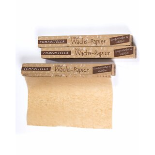 Compostella Natural Wax Paper 8 meter 1pc