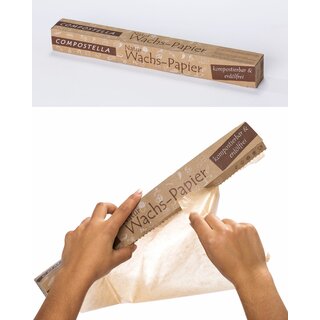 Compostella Natural Wax Paper 8 meter 1pc