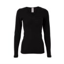 Living Crafts Wool/Silk V-Neck Longsleeve Undershirt 1St. black 40/42