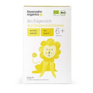 Loewenzahn Organics Organic Goat Follow-on Milk 6+ 500g (17,64oz)