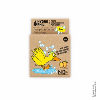 Hydrophil festes Shampoo & Dusche Süße Mango 60g