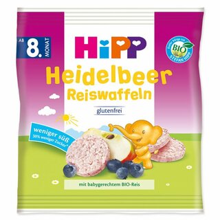 HiPP Bio Heidelbeer Reiswaffeln 30g