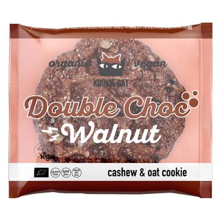 Kookie Cat Keks mit Double Choc & Walnüssen 50g