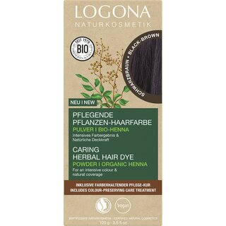 Logona Herbal Hair Colour Black-Brown 100g