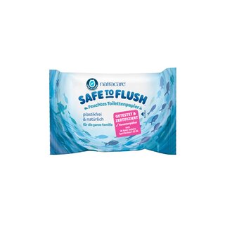 Natracare Safe to Flush feuchtes Toilettenpapier 30St