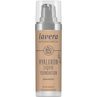 Lavera Hyaluron Liquid Foundation Warm Nude 03 30ml