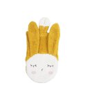 Kikadu Washcloth Rabbit mustard 1pc.