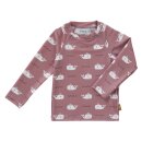 Fresk Swim UV Top Longsleeve Palmtree/Steelgray 62/68