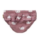 Fresk Windel-Badehose UV50 mit Rüschen Hummer/Rosa 86/92