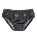 Fresk Windel-Badehose UV50 mit Rüschen Hummer/Rosa 86/92