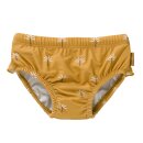 Fresk Windel-Badehose UV50 mit Rüschen Hummer/Rosa 86/92