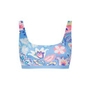 Boochen Bikinitop Caparica Summer Floral/Skyblue