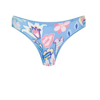 Boochen Bikini Bottom Arpoador Summer Floral/Skyblue