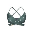 Boochen Bikinitop Arpoador Green Wildflower/Daisy