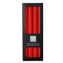 Kerzenfarm Stearin-Stabkerzen-Set 4St. rot