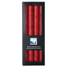 Kerzenfarm Stearin-Stabkerzen-Set 4St. rot