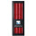 Kerzenfarm Stearin-Stabkerzen-Set 4St. rot