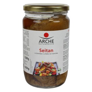 Arche Seitan in Slices in Soy Sauce 650g