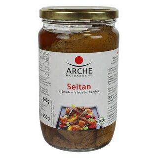 Arche Seitan in Slices in Soy Sauce 650g