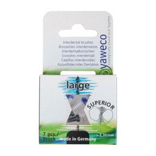 Yaweco Interdentalbürstchen groß >2,30mm 7St.