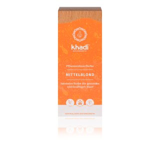 Khadi Mittelblond Pflanzenhaarfarbe 100g