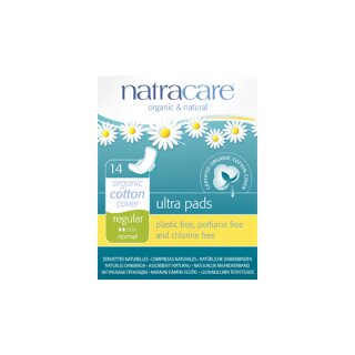 Natracare Damenbinden Ultra mit Flügeln Normal 14St.