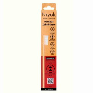 Niyok Choosebrush Toothbrush Bamboo Disaster Protection 1Pc.  Disaster Protection