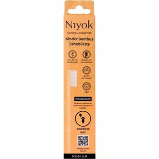 Niyok Choosebrush Toothbrush Bamboo Disaster Protection 1Pc.  Ocean Protection