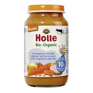 Holle Organic Lentil Vegetables with Veal 220g