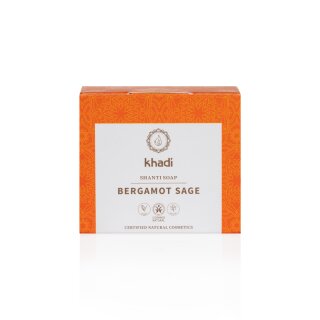 Khadi Shanti Soap Bergamot Sage 100g