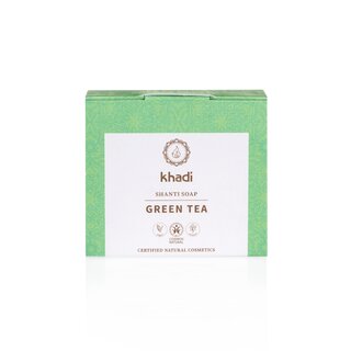 Khadi Shanti Soap Green Tea 100g