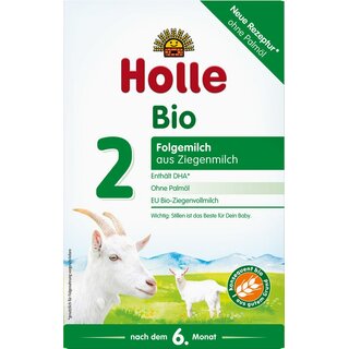 Holle Bio-Folgemilch 2 auf Ziegenmilchbasis 400g - MHD 28. 05. 24