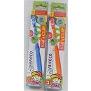 Yaweco Childrens Toothbrush with interchangeable Head Orange 1pc.